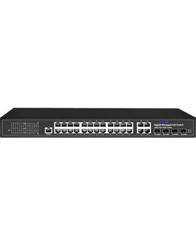 TR-NS24284C-400-24PoE. Коммутатор с PoE. Trassir в Комсомольске-на-Амуре