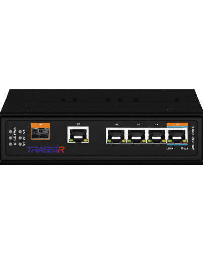 TR-NS15061S-150-4POE. Коммутатор с PoE. Trassir в Комсомольске-на-Амуре