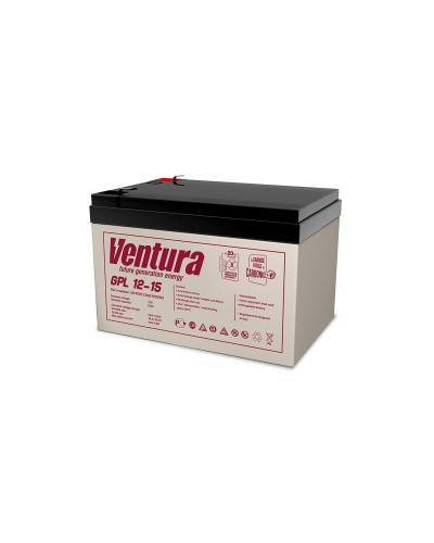 Ventura GPL 12-15. Аккумулятор герметичный свинцово-кислотный. Ventura в Комсомольске-на-Амуре