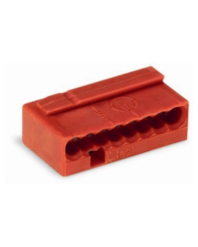 WAGO 243-808 Клемма MICRO 8-проводная красная. Клемма для распределительных коробок. WAGO в Комсомольске-на-Амуре