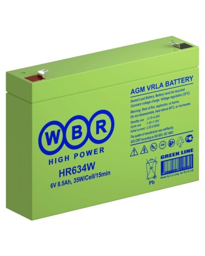 WBR HR634W. Аккумулятор герметичный свинцово-кислотный. WBR в Комсомольске-на-Амуре