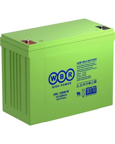 WBR HRL12540W. Аккумулятор герметичный свинцово-кислотный. WBR в Комсомольске-на-Амуре