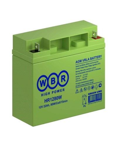 WBR HR1280W. Аккумулятор герметичный свинцово-кислотный. WBR в Комсомольске-на-Амуре