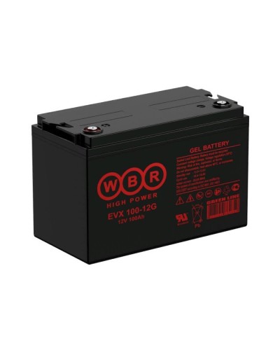 WBR EVX100-12G. Аккумулятор герметичный свинцово-кислотный. WBR в Комсомольске-на-Амуре