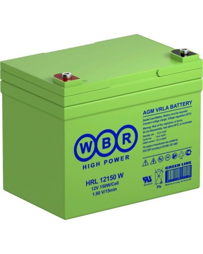 WBR HRL12150W. Аккумулятор герметичный свинцово-кислотный. WBR в Комсомольске-на-Амуре