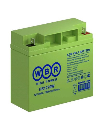 WBR HR1270W. Аккумулятор герметичный свинцово-кислотный. WBR в Комсомольске-на-Амуре