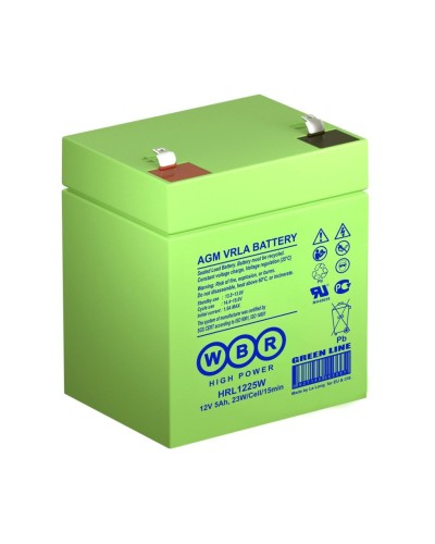 WBR HRL1225W. Аккумулятор герметичный свинцово-кислотный. WBR в Комсомольске-на-Амуре