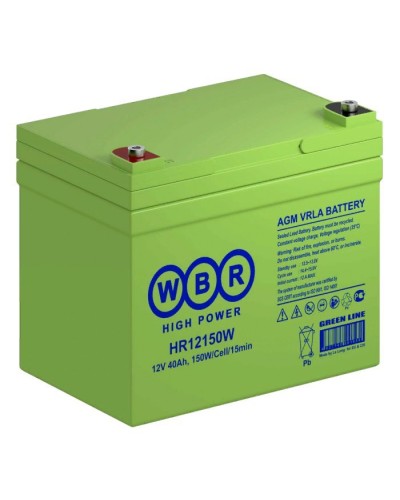 WBR HR12150W. Аккумулятор герметичный свинцово-кислотный. WBR в Комсомольске-на-Амуре