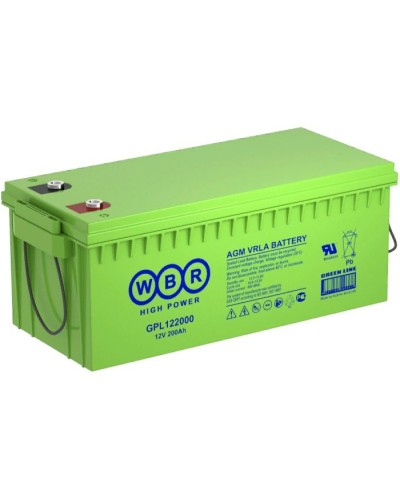 WBR GPL122000. Аккумулятор герметичный свинцово-кислотный. WBR в Комсомольске-на-Амуре