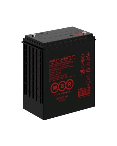 WBR EVX330-6G. Аккумулятор герметичный свинцово-кислотный. WBR в Комсомольске-на-Амуре