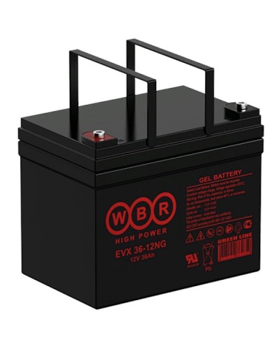 WBR EVX36-12G. Аккумулятор герметичный свинцово-кислотный. WBR в Комсомольске-на-Амуре