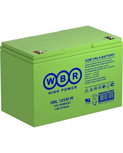 WBR HRL12330W. Аккумулятор герметичный свинцово-кислотный. WBR в Комсомольске-на-Амуре