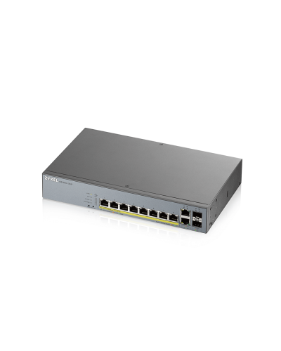 GS1350-12HP-EU0101F. Коммутатор сетевой PoE управляемый L2. ZYXEL в Комсомольске-на-Амуре