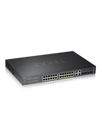 GS2220-28HP-EU0101F. Гибридный L2 коммутатор PoE+. ZYXEL в Комсомольске-на-Амуре