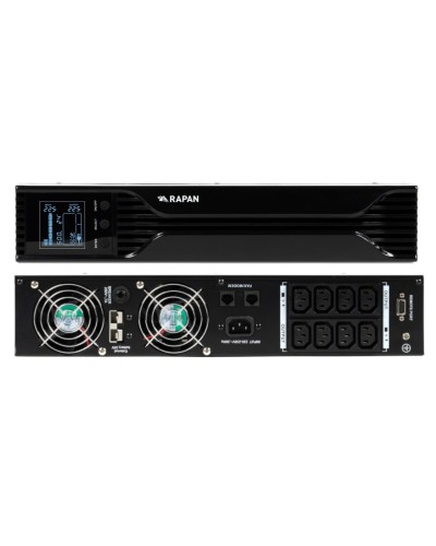 RAPAN-UPS 1000 RACK+2х9Ah (RAPAN-UPS 1000-RACK-IN-2х9-E) (8958). Бесперебойный источник питания. Бастион в Комсомольске-на-Амуре