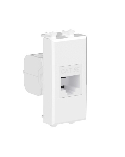 Розетка RJ-45 Avanti 1 модуль белое облако (4400661): Розетка компьютерная, без шторки модульная, кат.5е в Комсомольске-на-Амуре