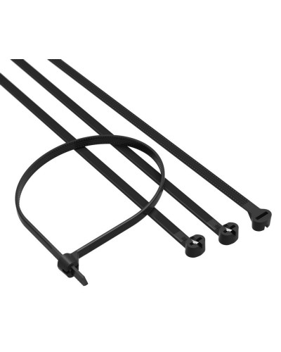 Хомут 4,8x250 P6.6, черный (100шт) (21316SR): Хомут с двойным замком в Комсомольске-на-Амуре