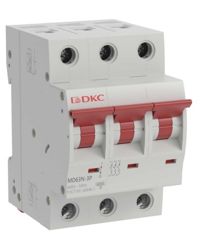 YON max MD63N 3P 40А 6кА C (MD63N-3PC40). Автоматический выключатель. ДКС в Комсомольске-на-Амуре