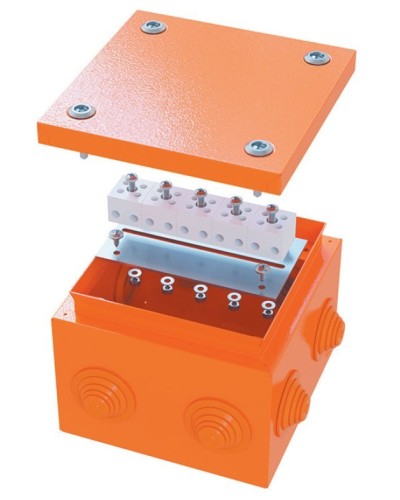 Коробка FS 150х150х80 5P (FSB30516): Коробка ответвительная огнестойкая стальная в Комсомольске-на-Амуре