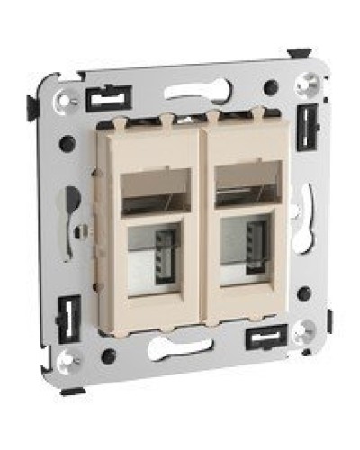 Розетка USB в стену Avanti ванильная дымка (4405543). Розетка USB. ДКС в Комсомольске-на-Амуре