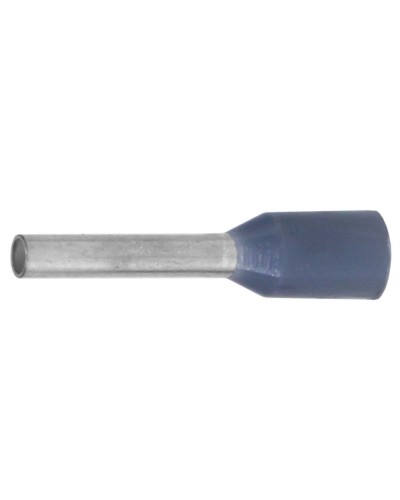 Наконечник-гильза НШВИ 0.75-12, серый (100 шт) (IF0.75-12GR). Наконечник-гильза с изолированным фланцем. ДКС в Комсомольске-на-Амуре