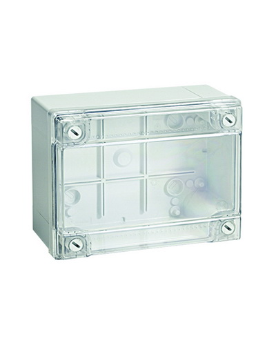Коробка ответвительная с гладкими стенками, IP56, 380х300х120 (54420). Коробка ответвительная с гладкими стенками и прозрачной крышкой. ДКС в Комсомольске-на-Амуре
