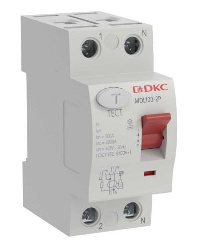 YON MAX MDL100 ВДТ, 2P, 30mA, 63A, АС (MDL100-2P2-63-AC). Автоматический выключатель дифференциальный (УЗО). ДКС в Комсомольске-на-Амуре