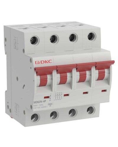 YON max MD63N 4P 10А 6кА C (MD63N-4PC10). Автоматический выключатель. ДКС в Комсомольске-на-Амуре