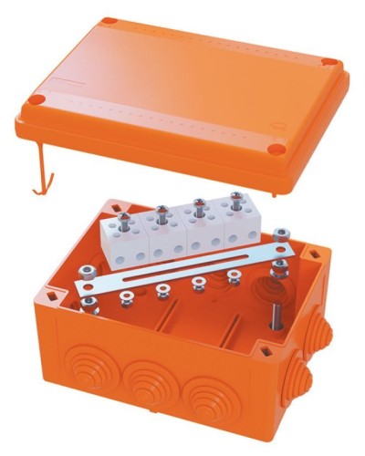 Коробка FS 100х100х50 5P (FSB10506): Коробка ответвительная огнестойкая из термопласта в Комсомольске-на-Амуре
