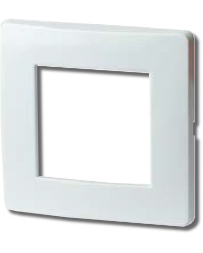 Рамка на 2 модуля (одноместная), белая (75010W): Рамка одноместная, Brava в Комсомольске-на-Амуре
