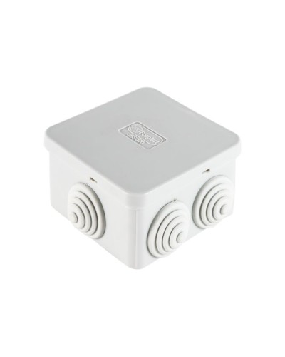 Коробка JBS070 70х70х40, 6 вых., IP44, серая (44056). Коробка монтажная. Экопласт в Комсомольске-на-Амуре