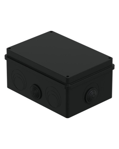 Коробка JBS210 210х150х100, 8 вых., IP55, черная (44016BL-1). Коробка монтажная. Экопласт в Комсомольске-на-Амуре