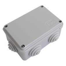 Коробка JBS120 120х80х50, 6 вых., IP55, серая (44008). Коробка монтажная. Экопласт
