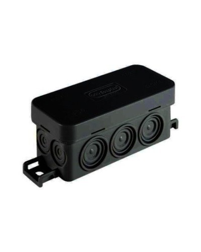 Коробка JBL090 90х42х40, 10 вых., IP55, черная (44055BL-1). Коробка монтажная. Экопласт в Комсомольске-на-Амуре