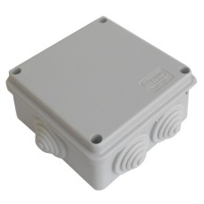 Коробка JBS100 100х100х55, 6 вых., IP55, серая (44007). Коробка монтажная. Экопласт