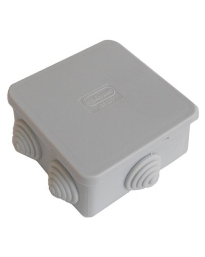 Коробка JBS080 85х85х50, 6 вых., IP44, белая (44066W-1). Коробка монтажная. Экопласт в Комсомольске-на-Амуре