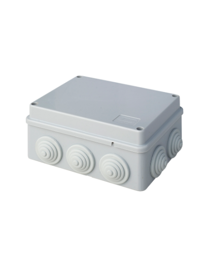 Коробка JBS150 150х110х70, 10 вых., IP55, серая (44009). Коробка монтажная. Экопласт в Комсомольске-на-Амуре
