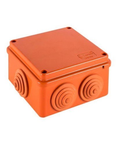 Коробка JBS100 100х100х55, 6 вых., 4P (1,5-10мм²) (43347HF): Коробка монтажная, огнестойкая, без галогена в Комсомольске-на-Амуре