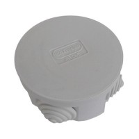 Коробка 3001 D70x36, 4 вых, IP55, серая (44001). Коробка монтажная. Экопласт