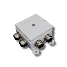 КМ-О (12к)-IP66-120х120, восемь вводов: Коробка монтажная огнестойкая