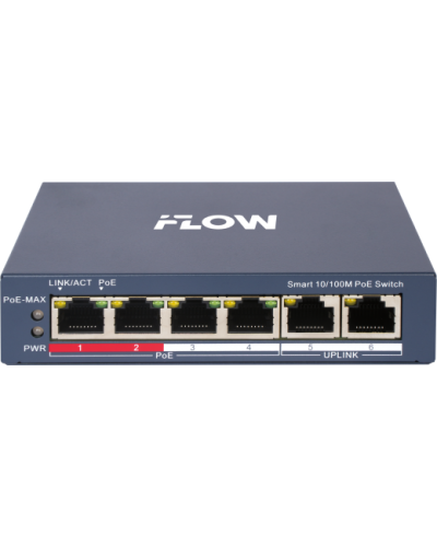 F-SW-EM206POE-VM/L. Коммутатор с POE. i-FLOW в Комсомольске-на-Амуре