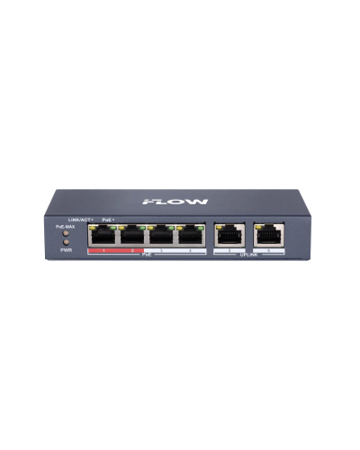 F-SW-EU206POE-V/L. Сетевой PoE коммутатор. i-FLOW в Комсомольске-на-Амуре
