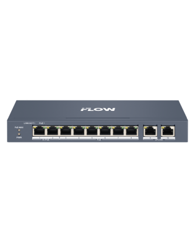 F-SW-EM410HPOE-VM. Коммутатор с POE. i-FLOW в Комсомольске-на-Амуре