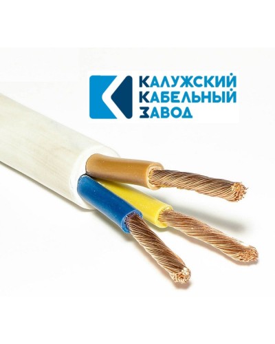 ПВС 3х10,0 белый ГОСТ ККЗ. Провод со скрученными жилами. ККЗ (Калужский Кабельный Завод) в Комсомольске-на-Амуре