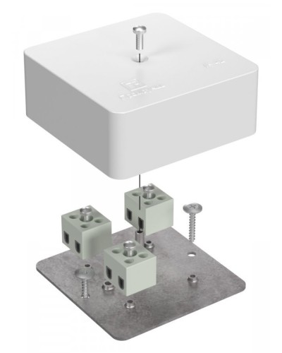 Коробка огнестойкая 75х75х30 (40-0450-FR2.5-6). Коробка огнестойкая для открытой установки. Промрукав в Комсомольске-на-Амуре