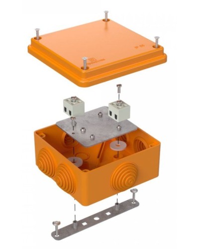 Коробка огнестойкая 100х100х50 (40-0300-FR6.0-4). Коробка огнестойкая для открытой установки. Промрукав в Комсомольске-на-Амуре