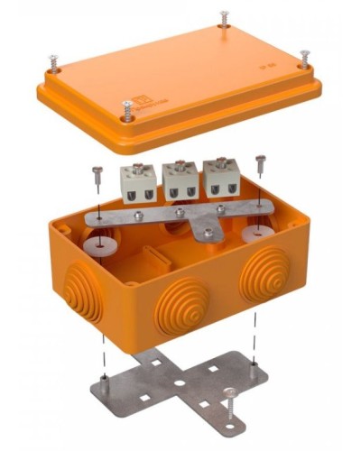 Коробка огнестойкая 120х80х50 (40-0340-FR1.5-6). Коробка огнестойкая для открытой установки. Промрукав в Комсомольске-на-Амуре